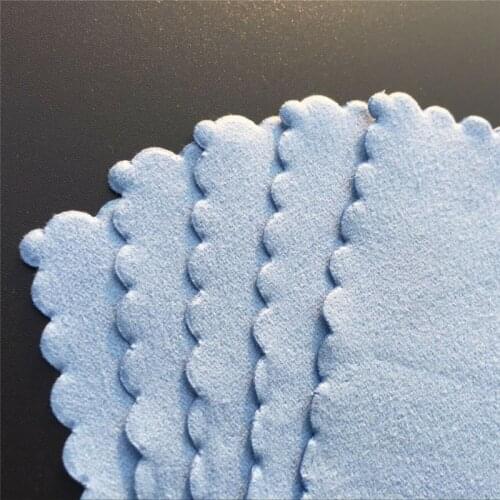 Micro Fibre Microfibre Cleaning Cloth Car Glass Coating Soft Waxing Blue 20 Bulk