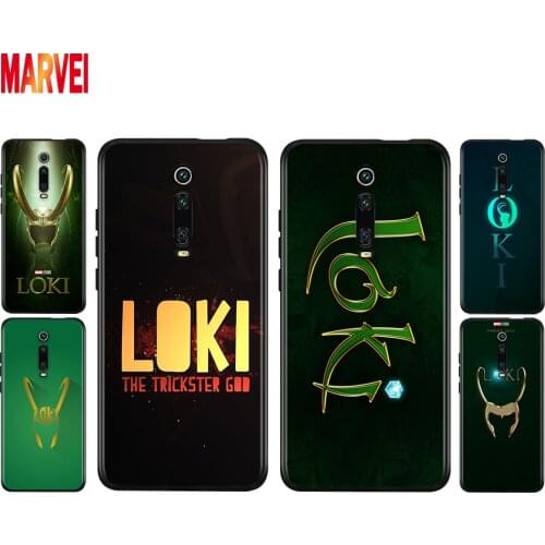 Soft TPU Fashion Marvel Loki Cool Shockproof Cover For Xiaomi Redmi K40 K30i K30T K30S K30 K20 10X Ultra Pro Black Phone Case