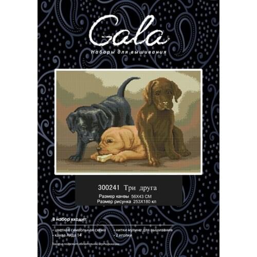 ONEROOM Dog family JCS Counted Cross Stitch 14CT Cross Stitch Sets Wholesale cartoon Cross-stitch Kits Embroidery Needlework