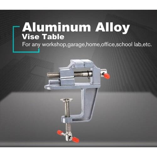 2020 35MM Aluminium Alloy Table Bench Clamp Vise Mini Bench Vise Table Screw Vise for DIY Craft Mold Fixed Repair Tool