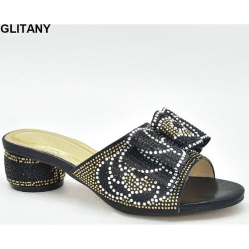 Latest Design Italian Women Wedding Shoes Decorated with Rhinestone 2021 Fashion Women Open Toe Pumps Plus Size Women Shoes 43