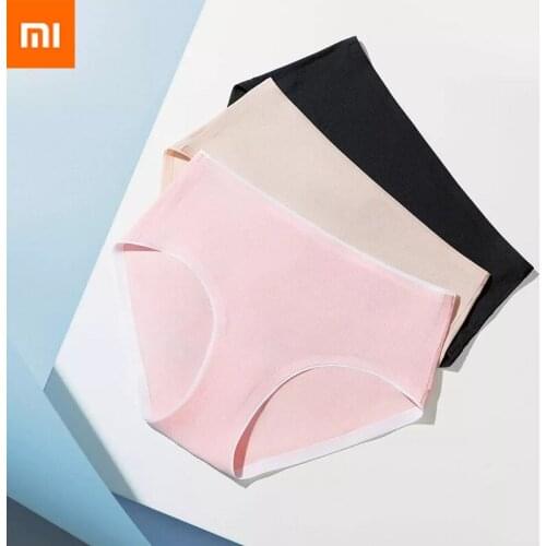 New xiaomi UREVO mesh breathable woman underwear comfortable No trace Panties Spring summer Sexy female Briefs Underpants