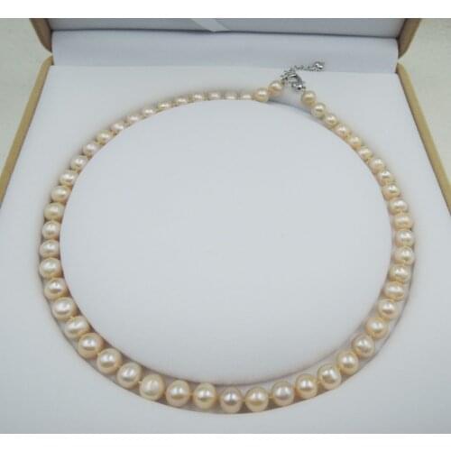 100% NATURE FRESHWATER PEARL NECKLACE-good quality