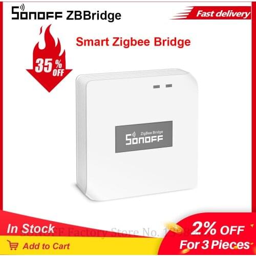 Itead SONOFF ZBBridge Zigbee Bridge eWeLink APP Remote Control ZigBee and Wi-Fi devices Works With SONOFF BasicZBR3/ S31 Lite ZB