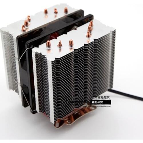 AVC 6 heat pipe CPU radiator ultra quiet desktop CPU fan 1200 am41150 seconds xuanbing 400