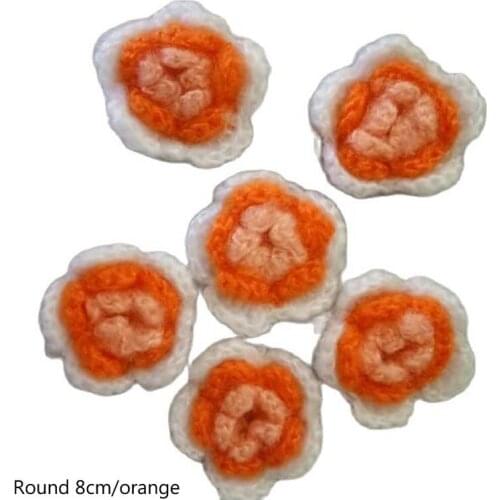 Luxury round 3D cotton lace placemat cup coaster mug kitchen Christmas table place mat cloth Crochet tea coffee doily glass pad