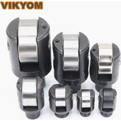 Lathe center frame roller Machine tool center frame roller pulley Installation D18 D20 D25 D30 D35 D42