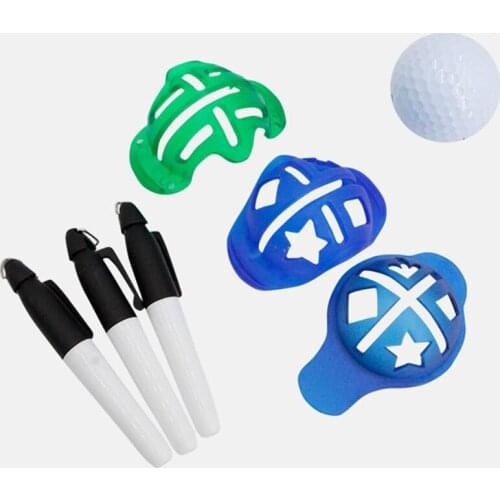 Practice Playing Golf Ball Liner Marker Draw Straight Lines On Ball Template Drawing Alignment Tool Pen Training Golf Equipment