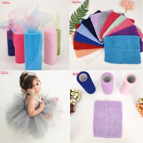 Tulle roll fabric 15CM*22M DIY Organza tulle roll spool for tutu dress wedding decoration event party supplies 6zSH759