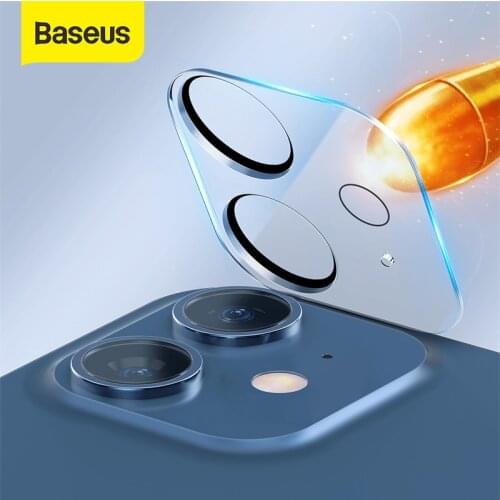 Baseus Lens Film Glass for iphone 12 Pro Max 12 Mini Camera Protector Glass Film Lens Protection Case for Iphone 12 Pro