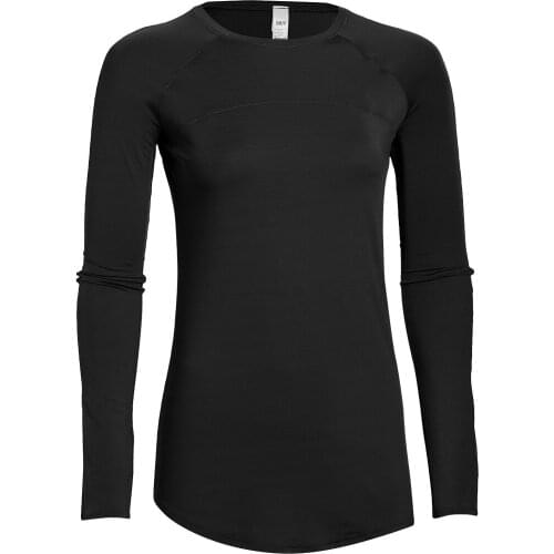 Women Long Sleeve T Shirt Casual Fitness Gym Compression Tops Elastic Quick Dry Sportswear Running Jogging Shirts