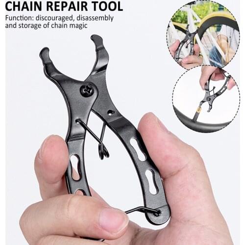 Bicycle Link Chain Pliers Outdoor Bike Chain Removal Tool Cycling Missing Links Chain Repair ToolsCompatible All Speed Universal