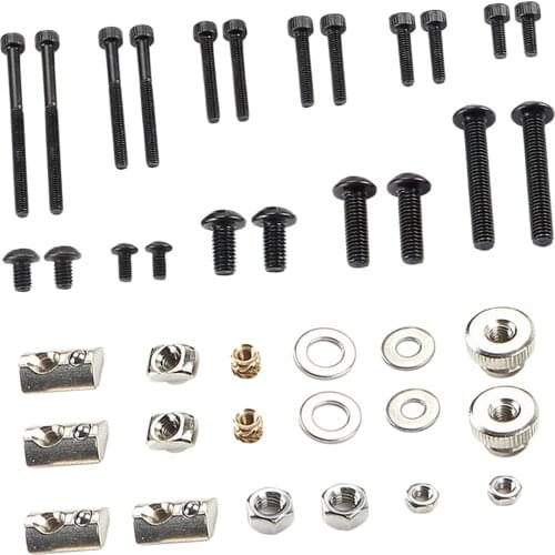 1 Pack Fasteners Screws Nuts Assortment Kit for Voron 2.4 3D Printer Parts