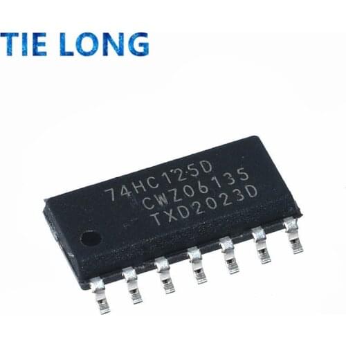 10PCS SN74HC125D SOP14 ibuw 74HC125D SOP-14 74HC125 SOP