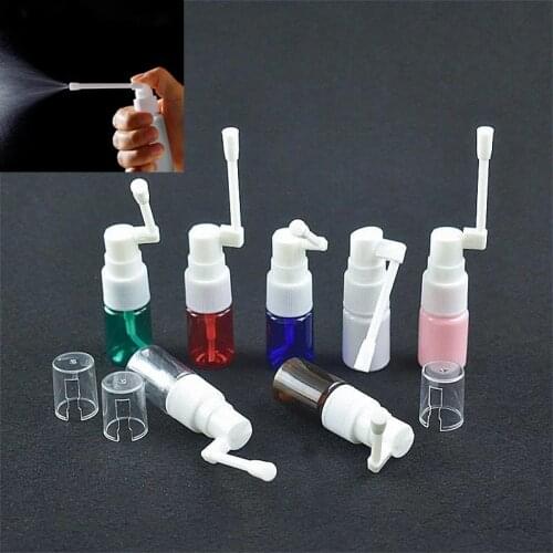 5ML Mini PET Nasal Spray Bottle Pump Mist Nose Direct Injection Sprayer Refillable Skin Care Sanitizer Atomizer Cosmetic Sprayer