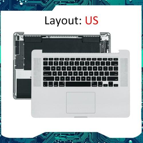 661-02536 TOP CASE With keyboard for Macbook Pro 15" Retina A1398 Topcase Palmrest US keyboard 2015