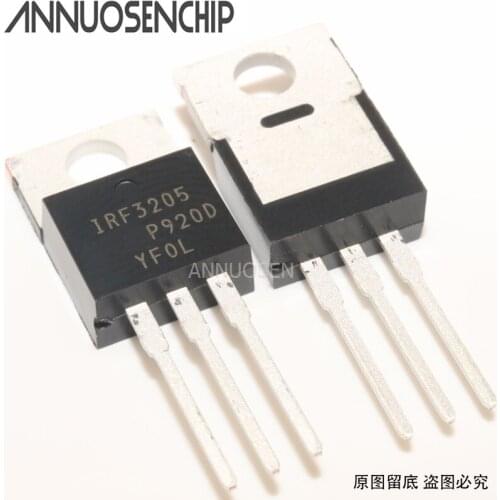 Free shipping 50PCS IRF3205 IRF3205PBF TO-220 ( In-Tube ) 55V 110A 200W 100% new imported original