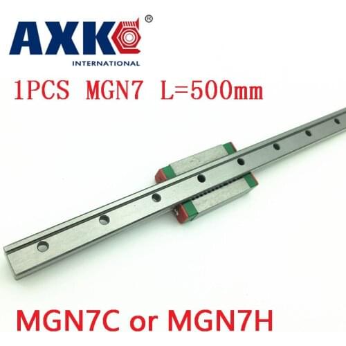 Free Shipping For 7mm Linear Guide Mgn7 L= 500mm Linear Rail Way + Mgn7c Or Mgn7h Long Linear Carriage For Cnc X Y Z Axis