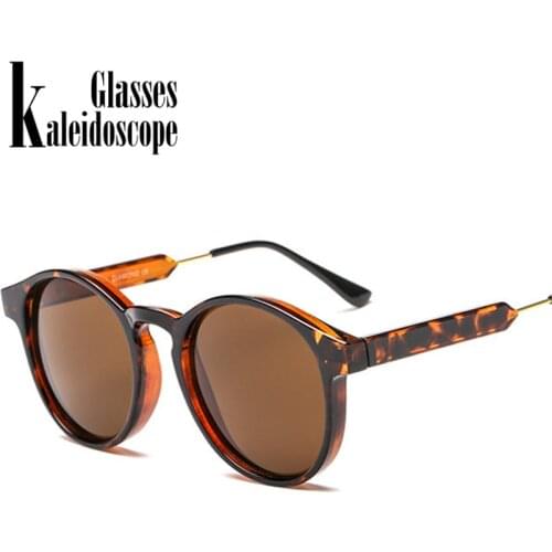 Kaleidoscope Glasses Retro Round Sunglasses Men Women Unisex Vintage Design Small Sun Glasses Driving Shades Male Female Glasses