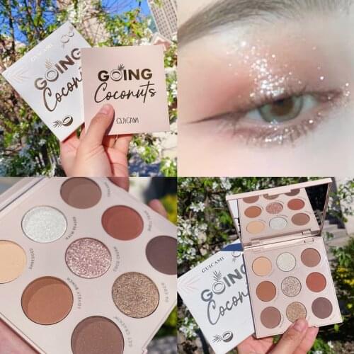 Creamy Eyeshadow Pallete 9Color Shimmer Matte Glitter Pigmente Makeup EyeShadow Palette Metallic Diamond Makeup paleta de sombra