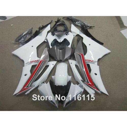 Injection molding hot sale ABS fairing kit for YAMAHA R6 2008 -2014 red white black fairings set YZF R6 08 - 13 14 DX64