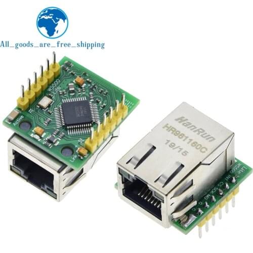 TZT Smart Electronics USR-ES1 W5500 Chip New SPI to LAN/ Ethernet Converter TCP/IP Mod
