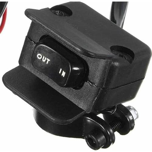 Motorcycle ATV/UTV 3 Meters Winch Rocker Switch Handlebar Control Line Warn Kits 12V Full Sealed Switch Connector Supplie#266493