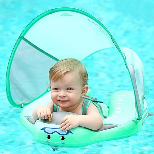 Baby Infant Floater Non-Inflatable Float Relaxing Swimming Ring Children Waist Float Pool Floats Smart Swim Trainer Swim Ring