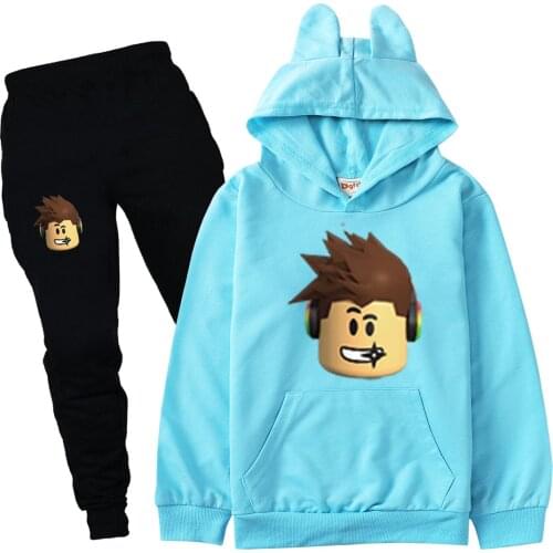 Minecraft Summer Boys And Girls Sport Clothes Suit Fashion Children Printed T-Shirt Pants Sets Kids