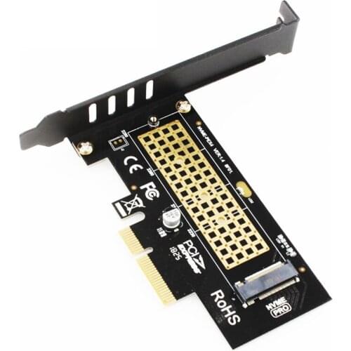 SK4 M.2 NVMe SSD Riser Card M.2 to PCIE3.0 M KEY Gen3 for Window 10 Mac OS for PCI-E 3.0 X4 X8 X16 Adapter Card