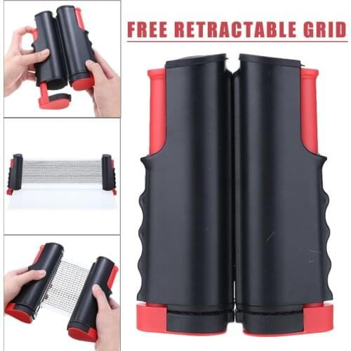 Professional Table Tennis Net 190cm*15cm Simple Portable Ping-pong Telescopic Grid Ping Pong Retractable Network Space Truss