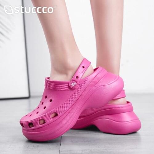 Sandals for Women Trend Summer Shoes Womens Platform Garden Shoes Increase Outdoor Beach Slippers Wedges Shoes for Women