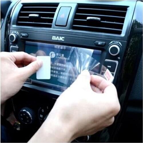 High Definition Scratch Resistant Auto DVD Navigation Protection Film Case For Honda HR-V HRV Vezel Accessories 2014 2015 2016