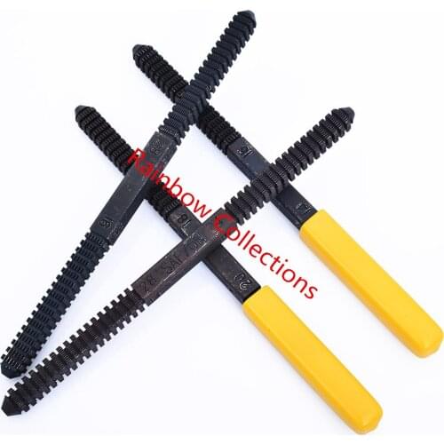 High quality Single-cut Bearing Steel Metric BSW/BSF,SAE/UN,BSP/PF Thread Repair Files / Annatto File / Hardwood Mini DIY File