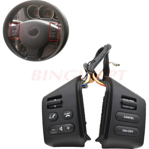 Factory price FOR Nissan LIVINA & FOR Nissan TIIDA & SYLPHY steering wheel control buttons with blacklight