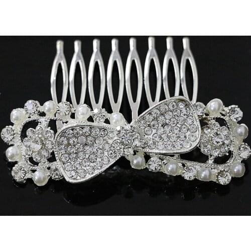 11 style wedding bridal faux pearl flower crystal rhinestone hair pins clip bridesmaid comb hairdress hairband accessories B1267