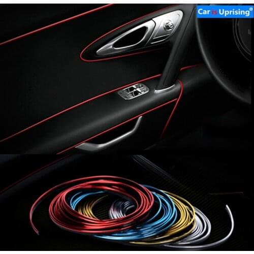 3M 5M Car Styling Interior Exterior Decoration Strips Stickers for Fiat Panda Bravo Punto Linea Croma 500 Accessories
