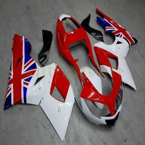 5Gifts+Custom red white Motorcycle cowl for 600 2003 2004 2005 650 2003-2005 ABS motor Fairing kit