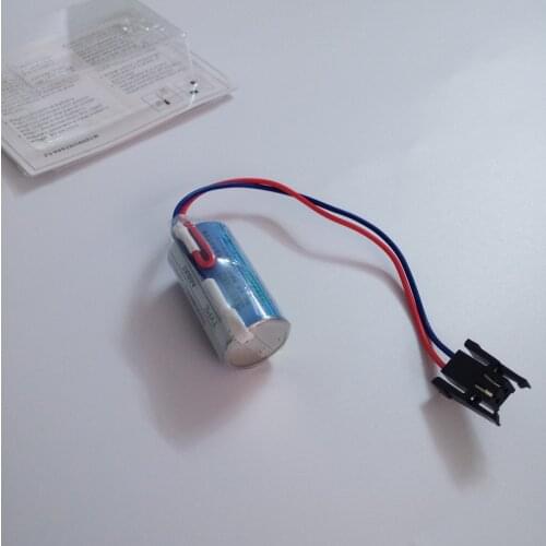 2pcs/lot 100% Original NEW ER17330V 3.6V PLC Battery Batteries Servo A6BAT PLC Battery Free Shipping