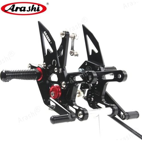 Arashi CNC Adjustable Footrest Rearset Pedal Pegs Footpegs For KAWASAKI NINJA ZX10R / ZX-10R / ZX1000 / ABS 2016 - 2021 2019