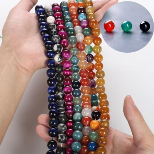 Loose beads- Natural Stone Beads For Jewelry Making-Bracelet & Necklaces For Turquoises Quartz Pick Size 45 Styles AAAA qualitys
