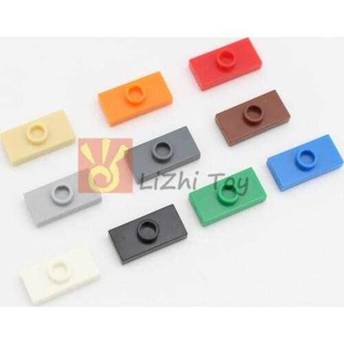Building Blocks Bricks Plate Modified 1x2 with 1 Stud 3794 15573 Compatible with Assembles Particles All Brands Blocks
