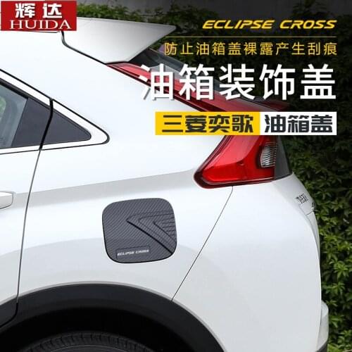 For Mitsubishi Eclipse Cross 2018 2019 High-quality ABS Chrome car fuel tank cap decoration protection Car Accessories