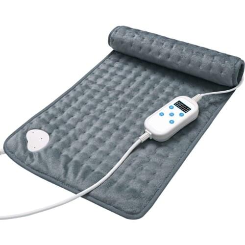 60*30cm Electric Heating Pad Auto Switch Off for Shoulder Abdomen Waist Back Pain Relief Warmer 3 Heat Controller Timer Control