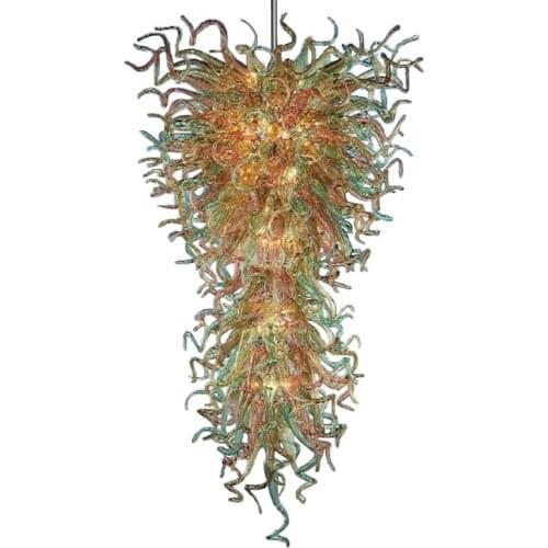 Free Shipping Hotel Design Murano Glass Modern Crystal Chandelier