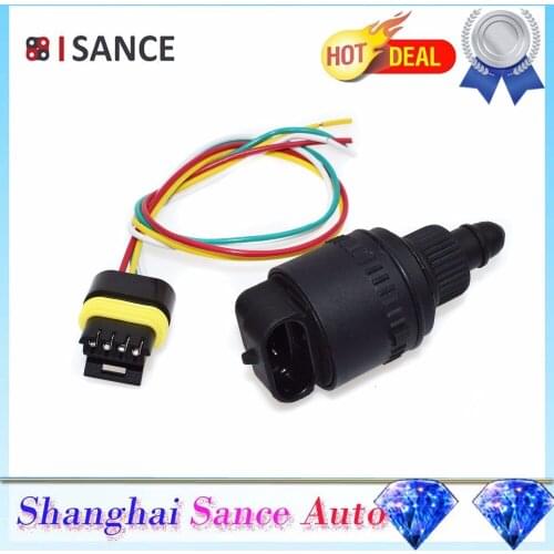 ISANCE Idle Air Control Valve IACV with Electrical Connector Plug Set 71718105 FIT FOR Fiat Punto Doblo Panda Lancia