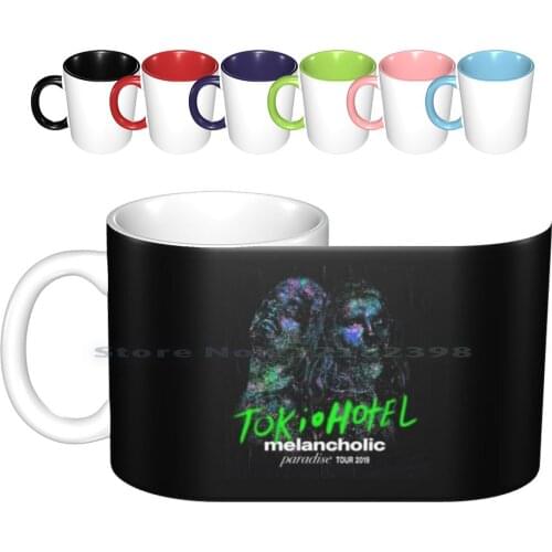 Tokio Hotel Melancholic Paradise Tour 2019 Ceramic Mugs Coffee Cups Milk Tea Mug Tokio Hotel Bill Kaulitz Tom Kaulitz Gustav