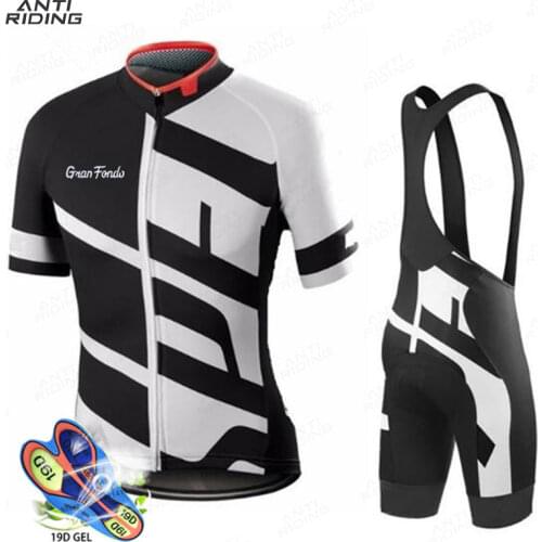 Ropa Ciclismo Cycling Jersey Bib Shorts Set Gel Pad Mountain Cycling Clothing Suits Outdoor Mtb Bike Wear 2020 New