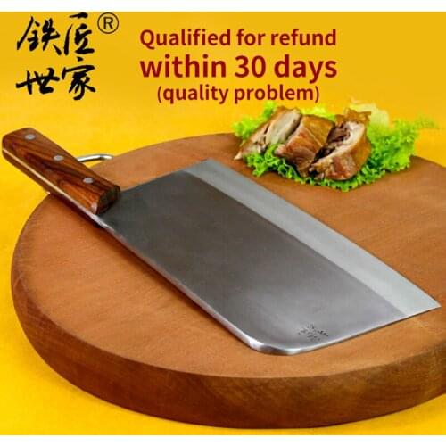 Kitchen chef chopping bone knife Chinese stainless steel forged handmade chef professional slicing knife cleaver kitchen knives