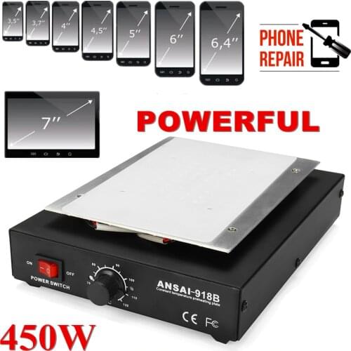 Doersupp LCD Screen Separator Heating Platform 110V US 220V EU Plate Glass Removal Phone Repair Machine Auto Heat Smooth Plate